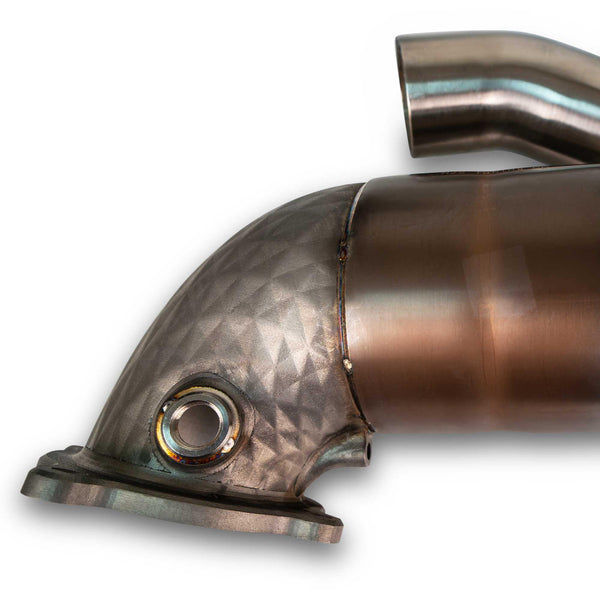 FABSPEED Porsche 992.2 Turbo S Sport Cat Megaphone X-Pipe