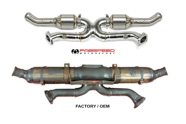 FABSPEED Porsche 993 Carrera Sport Cat X-Pipe