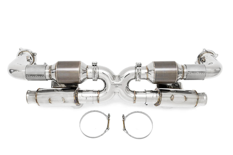 FABSPEED Porsche 993 Turbo Modular Sport Catalytic Converter X-Pipe