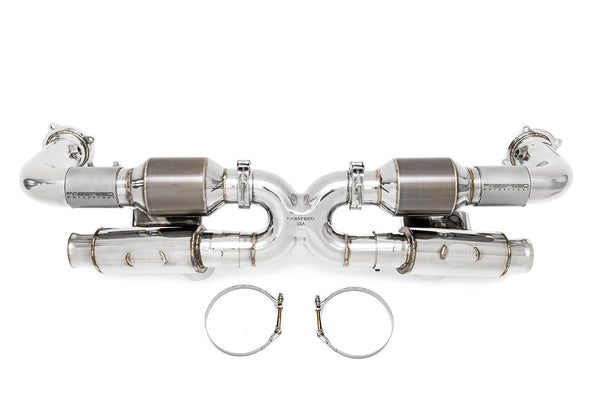 FABSPEED Porsche 993 Turbo Modular Sport Catalytic Converter X-Pipe