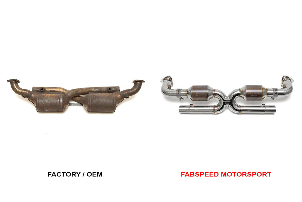 FABSPEED Porsche 996 GT3 Sport Catalytic Converter X-Pipe