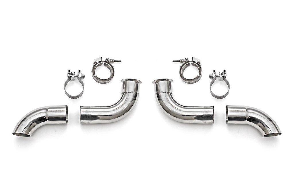 FABSPEED Porsche 996 GT3 Competition Muffler Outlets with Adjustable Turndowns