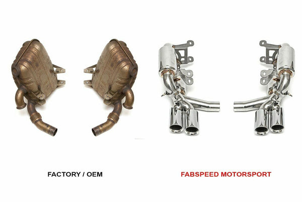 FABSPEED Porsche 996 Carrera Supercup Exhaust