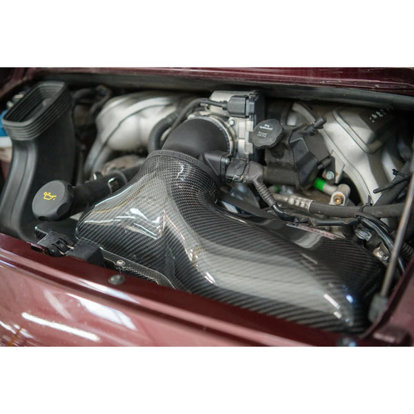 FABSPEED 997 MAXFLO CARBON FIBER SUPER HIGHFLOW HIGH PERFORMANCE  airbox cover lid for all 997 OEM base airbox systems