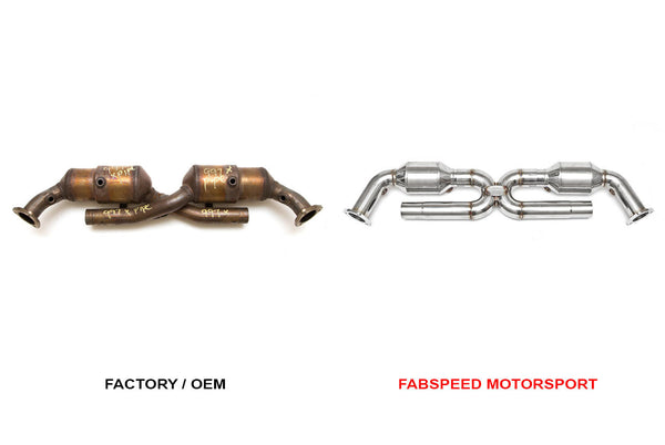 FABSPEED Porsche 997 Carrera Sport Cat X-Pipe
