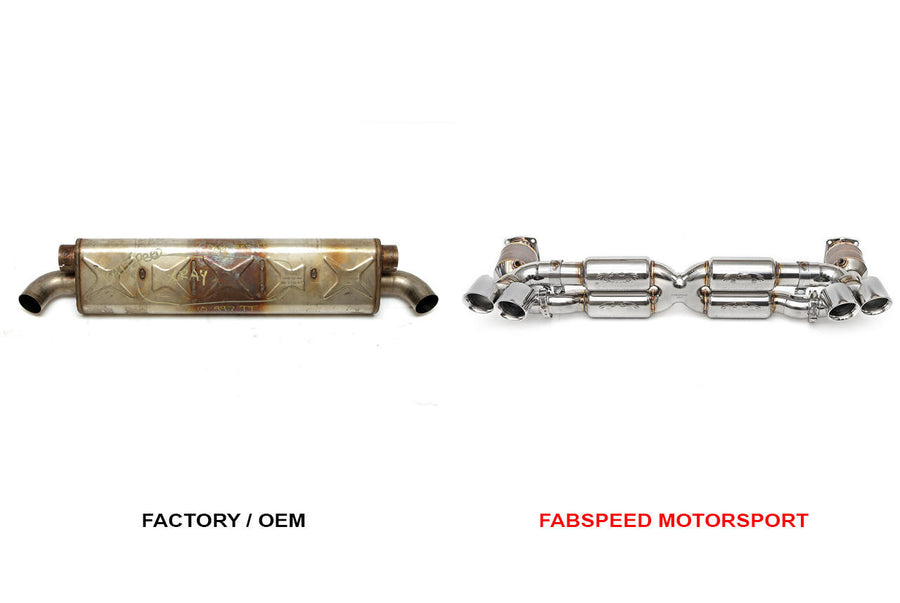 FABSPEED Porsche 997.2 Turbo Supersport X-Pipe Exhaust
