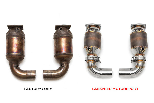 FABSPEED Porsche 997.2 Turbo Sport Catalytic Converters