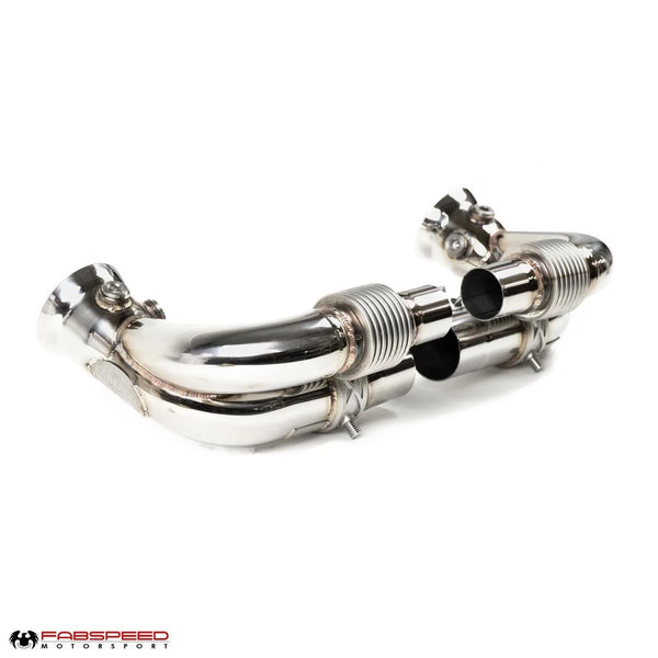 FABSPEED Porsche 997.2 GT3 / GT3 RS Side Muffler Bypass Pipes official image 5