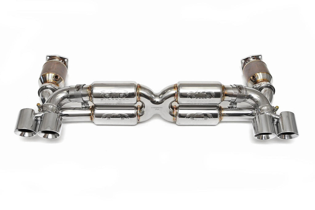 FABSPEED Porsche 997 Turbo Supersport 70mm X-Pipe Exhaust