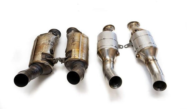 FABSPEED Alfa Romeo Giulia Quadrifoglio Primary Sport Catalytic Converter Downpipes