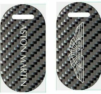 FABSPEED -  Aston Martin Silver Crest Carbon Fiber Keyring