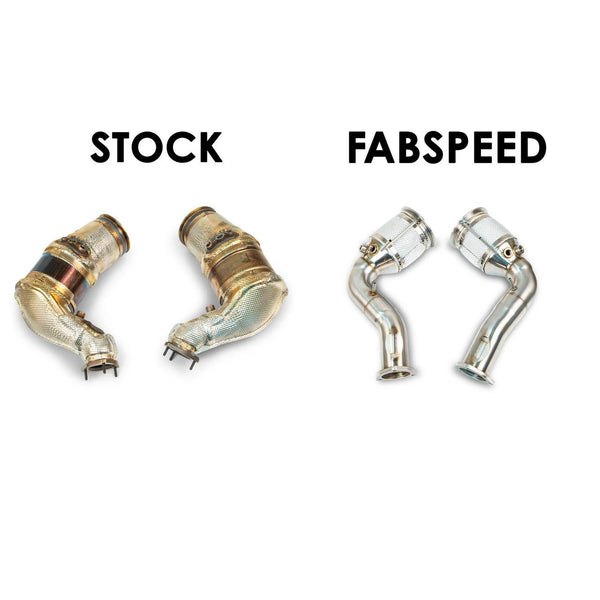 FABSPEED Bentley Bentayga V8 Sport Catalytic Converters (2018+)