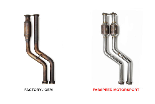 FABSPEED BMW M3 E46 Sport Catalytic Converters (2000-2006)
