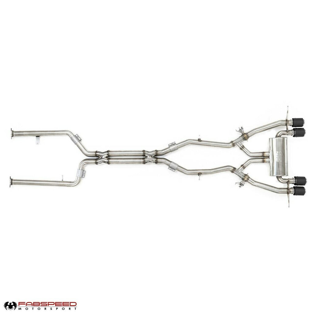 FABSPEED BMW M3/M4 (G80/G82) Supersport X-Pipe Valved Exhaust System (2021+)