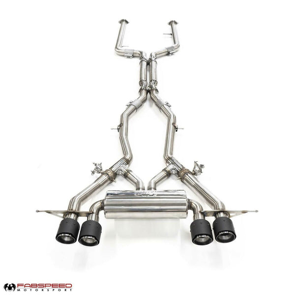 FABSPEED BMW M3/M4 (G80/G82) Supersport X-Pipe Valved Exhaust System (2021+)