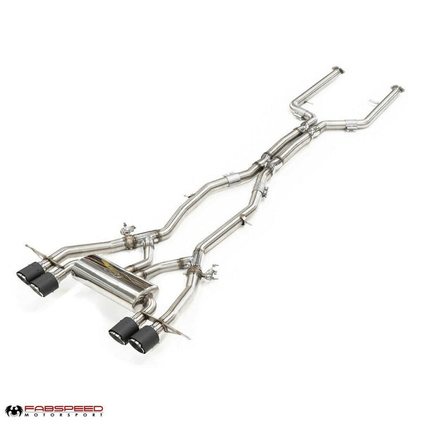 FABSPEED BMW M3/M4 (G80/G82) Supersport X-Pipe Valved Exhaust System (2021+)