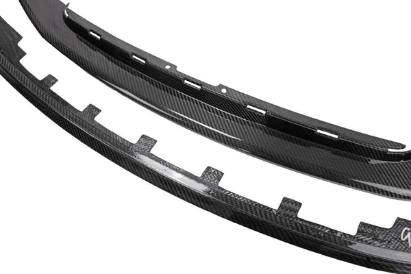 FABSPEED Carbon Fiber 2 Piece Front Bumper Splitter - Porsche 991.2