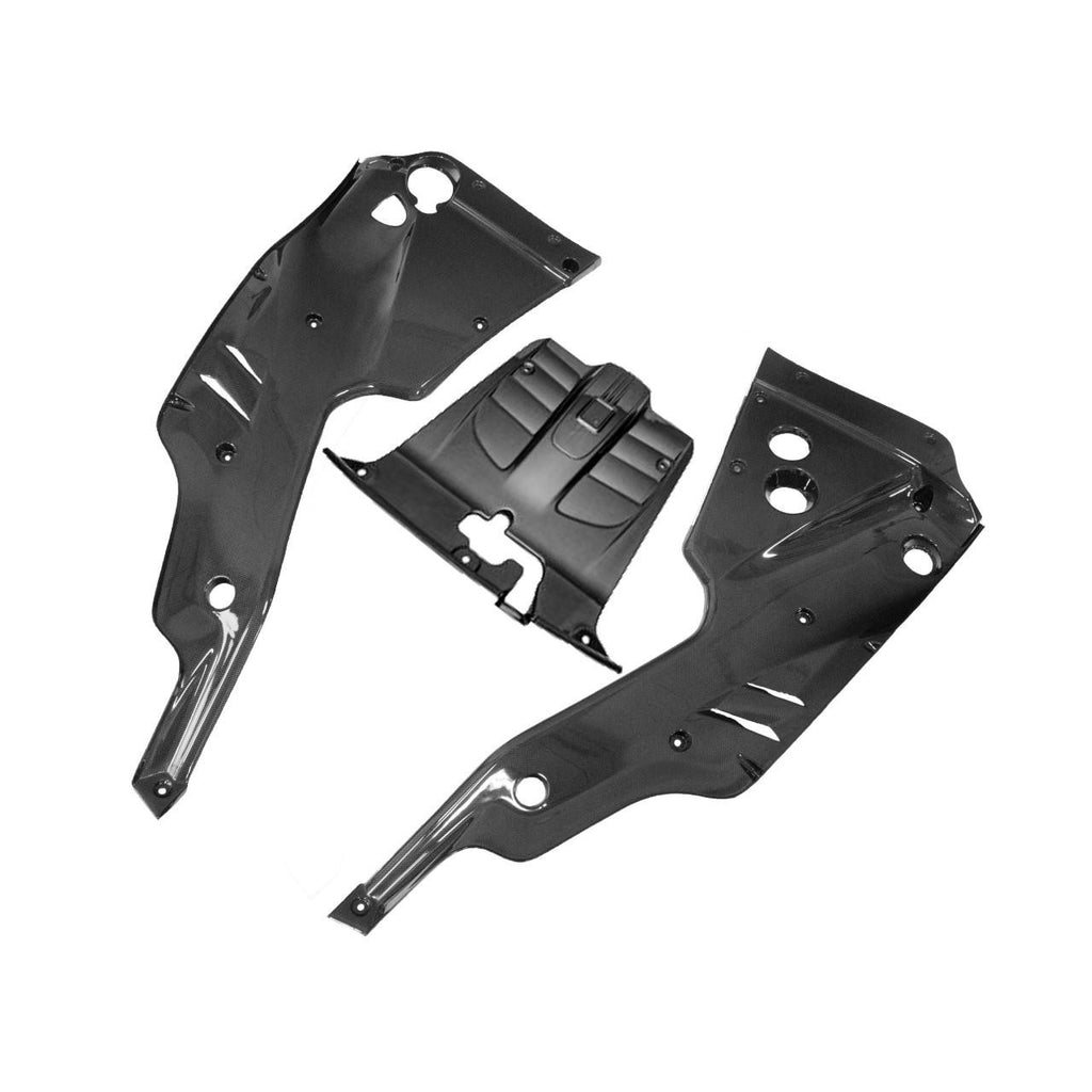 FABSPEED Carbon Fiber 3 Piece Engine Bay Set - Ferrari F12 Berlinetta