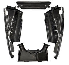 FABSPEED Carbon Fiber 4 Piece Engine Bay Set - Ferrari F8 Tributo (Coupe), 488 GTB (Coupe)