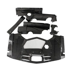 FABSPEED Carbon Fiber 5 Piece Engine Bay Set  - Lamborghini Aventador