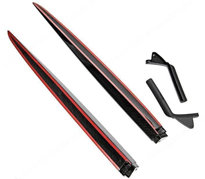 FABSPEED Carbon Fiber 650S Style Side Door Blades - McLaren MP4-12C/650S