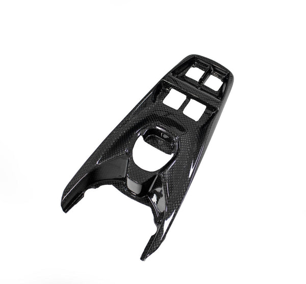 FABSPEED Carbon Fiber Center Console Window Switch Plate - Ferrari 488 GTB/Spider