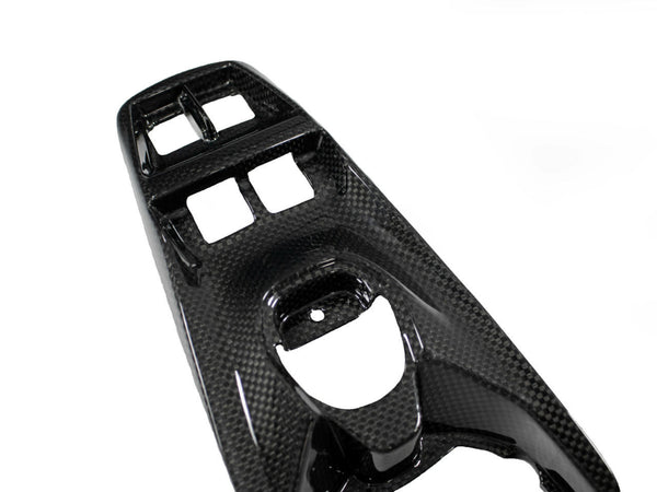 FABSPEED Carbon Fiber Center Console Window Switch Plate - Ferrari 488 GTB/Spider