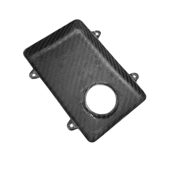 FABSPEED Carbon Fiber Coolant Tank Cover With Tabs - Ferrari F430