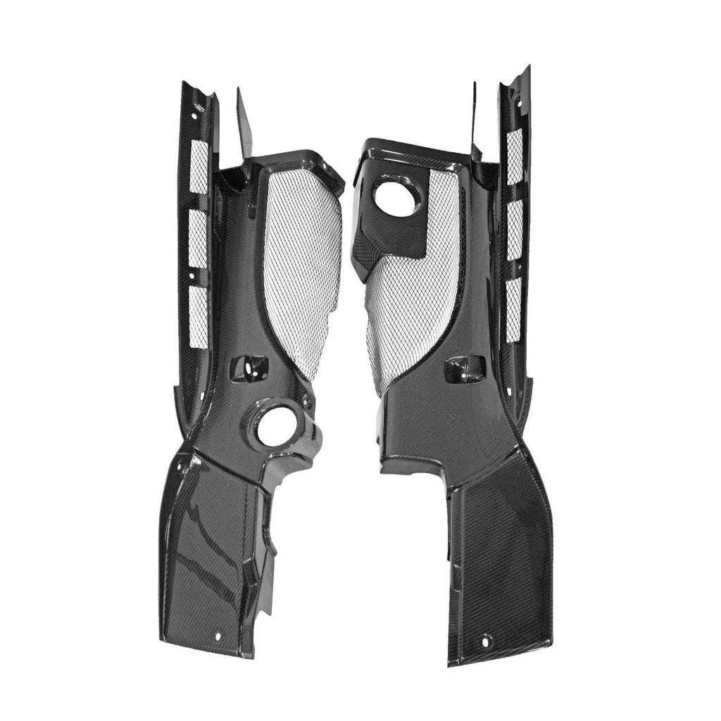 FABSPEED Carbon Fiber Coupe Engine Bay Panel Set (2 Piece Set) - Audi R8 (V10) 2007-2015