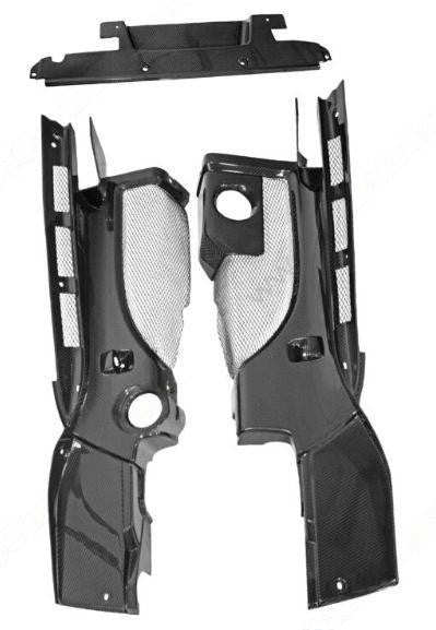 FABSPEED Carbon Fiber Coupe Engine Bay Panel Set (3 Piece Set) - Audi R8/V10 2007 - 2015