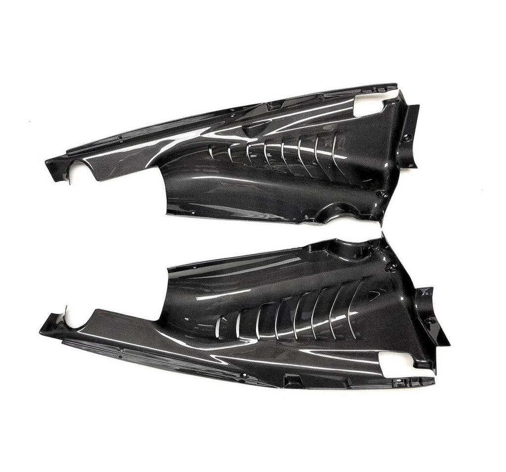 FABSPEED Carbon Fiber Coupe Engine Bay Panels - Ferrari 488 Pista
