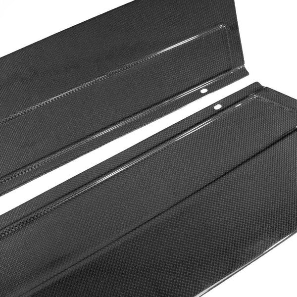FABSPEED Carbon Fiber, Custom Carbon Fiber Door Sill Steps without Inserts 348 Ferrari