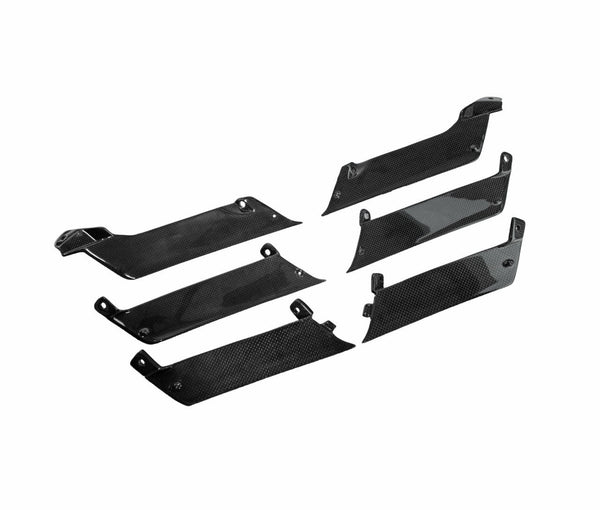 FABSPEED Carbon Fiber Front Fender Vent Winglets - Ferrari 458 Speciale and Aperta