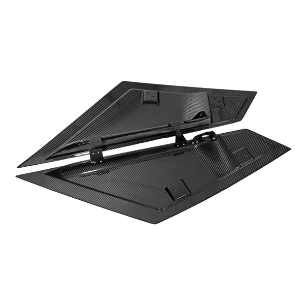 FABSPEED Carbon Fiber Large Engine Air Intake Cover Panels -Lamborghini  Aventador