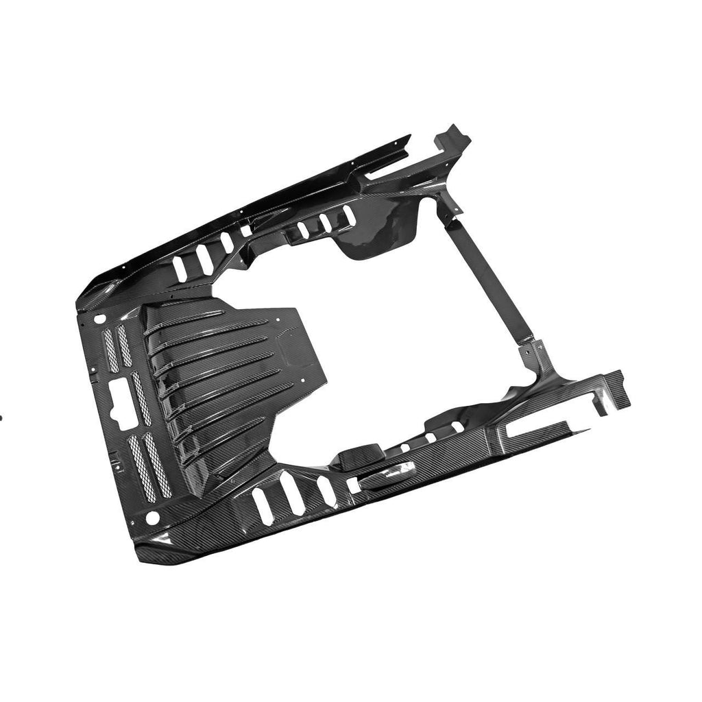 FABSPEED Carbon Fiber OEM Style Engine Bay Panel Set - Lamborghini Huracan LP-610-4