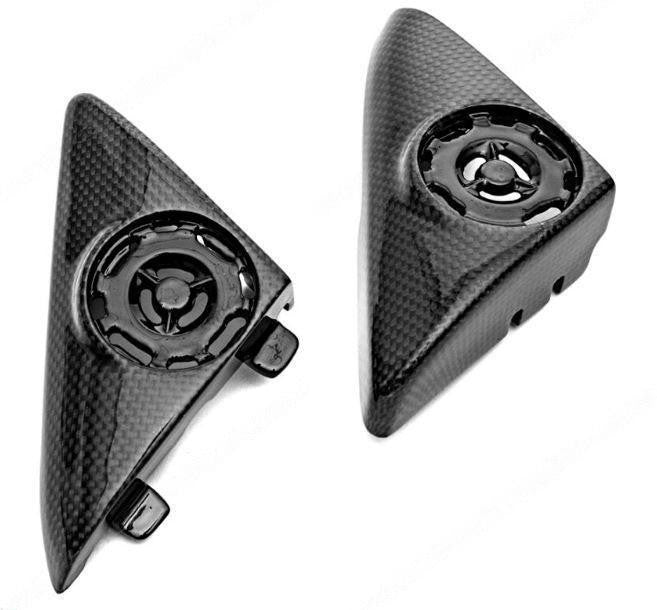 FABSPEED Carbon Fiber OEM Tweeter Covers - Ferrari 360