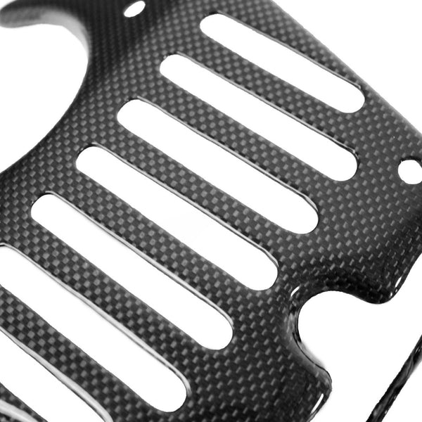 FABSPEED Carbon Fiber Rear Hatch Lock Cover - Ferrari 458 Italia/Spider