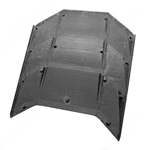 FABSPEED Carbon Fiber Rear Louvered Engine Lid Cover - Lamborghini Huracan LP-610