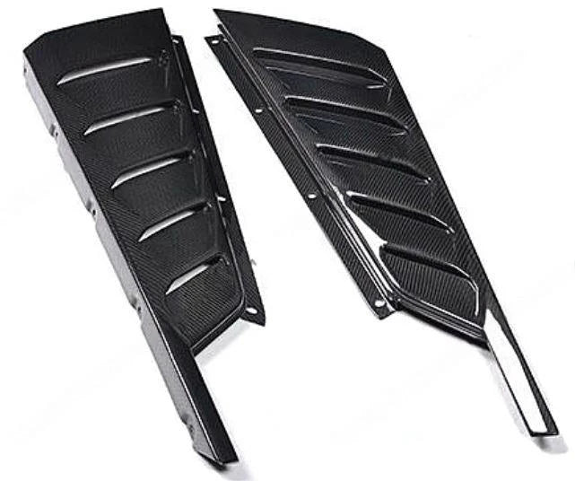 FABSPEED Carbon Fiber Rear Window Louvers - Lamborghini Huracan LP610 Coupe