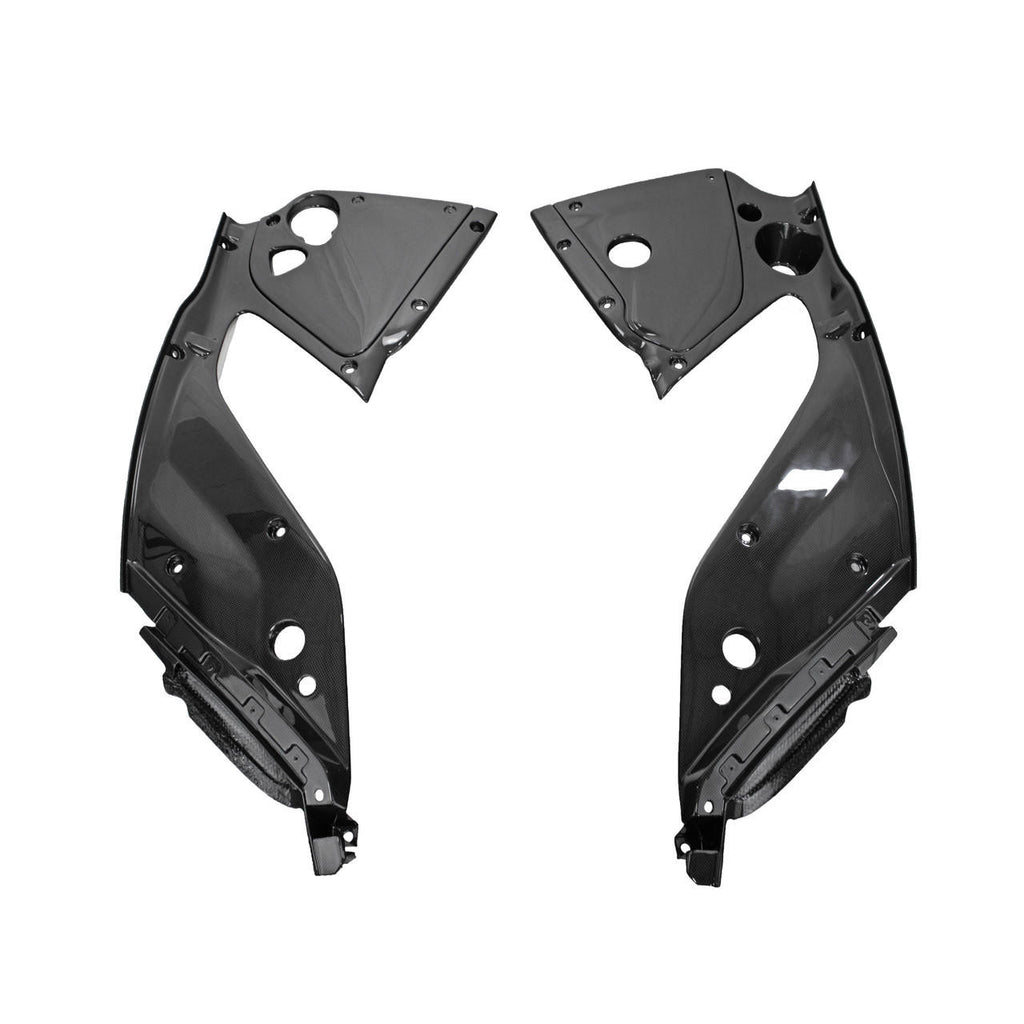 FABSPEED Carbon Fiber Right and Left Engine Cover Panels - Ferrari 812 Superfast