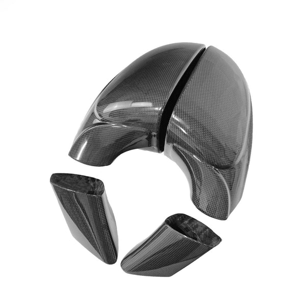 FABSPEED Carbon Fiber Side Mirrors w/Outer Door Triangle Trim -  Ferrari 458 Speciale/Aperta