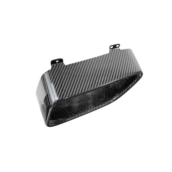 FABSPEED Carbon Fiber Silver Mesh Tail Pipe Tips - McLaren MP$-12C/650S