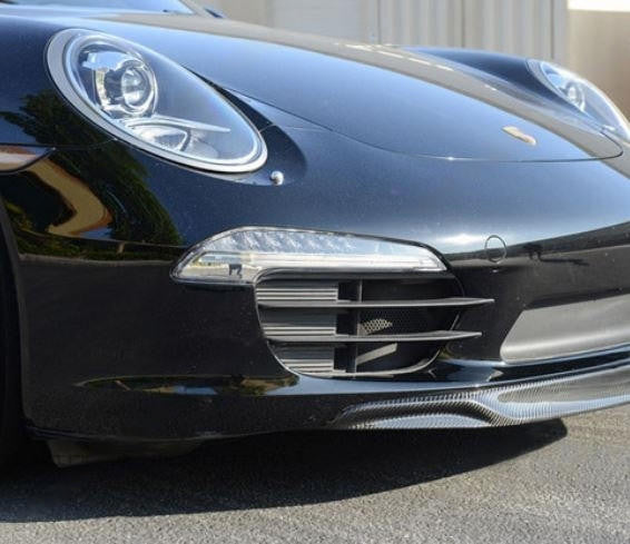FABSPEED Carbon Fiber V-Style Front Spoiler lip - Porsche 991