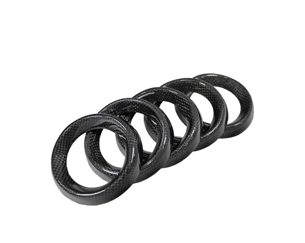 FABSPEED Carbon Fiber Vent Ring Covers - Ferrari F430