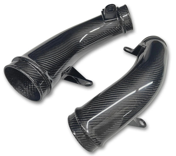FABSPEED Chevrolet C8 Corvette ZR1 high-flow Carbon Fiber Intake Pipes 2025+