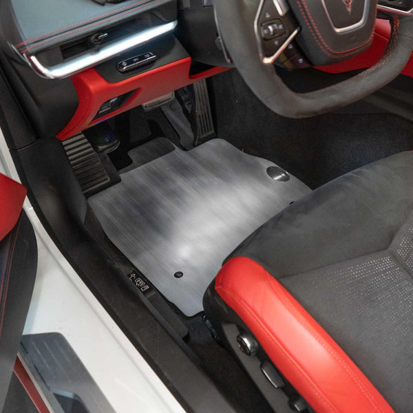 FABSPEED Chevrolet Corvette C8 Aluminum Floor Mats / Track Mats (2020+)