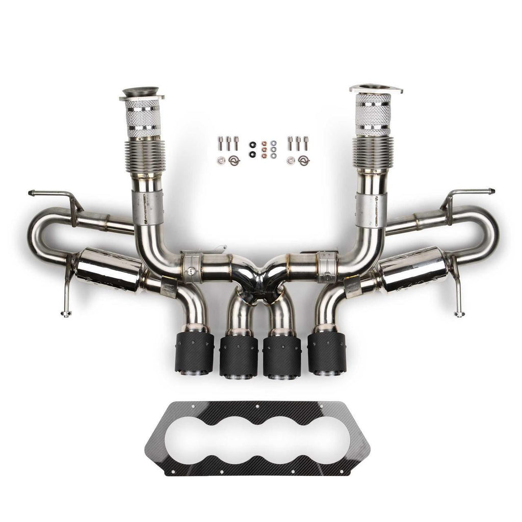 FABSPEED Chevrolet Corvette C8 Stingray / E-Ray  Valved Center Exit Conversion Exhaust System (2023+)