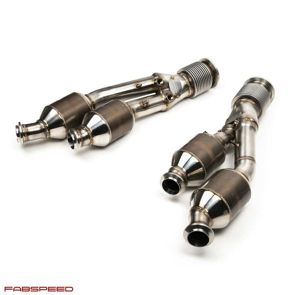 FABSPEED Lamborghini Aventador S LP-740-4 Sport Catalytic Converters (2016-2021)