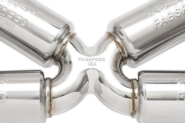 FABSPEED Lamborghini Gallardo LP550-2 / LP560 / LP570 Valved Supersport X-Pipe Exhaust System (2009+)