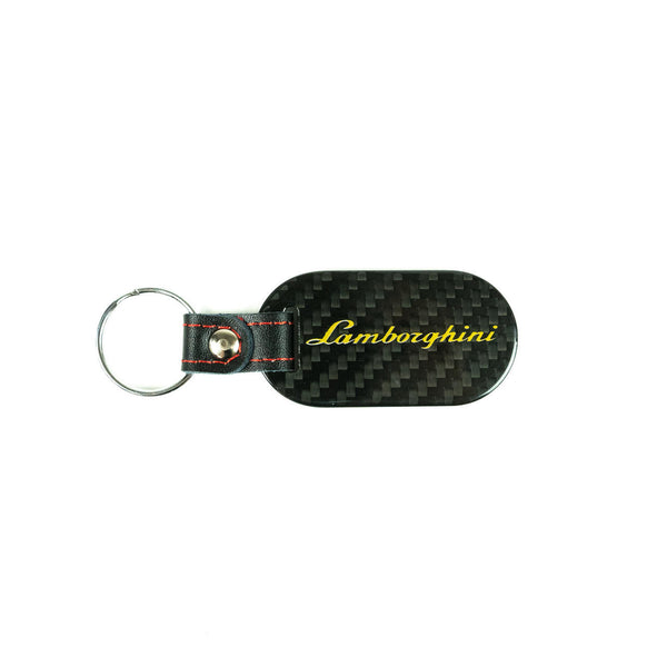 FABSPEED Lamborghini Shield & Script Carbon Fiber Keyring